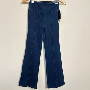 Liverpool‎ Pearl Flare Pull On Seamed Jeans Cheyenne Blue XS NEW